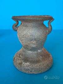 Vaso in vetro  "Scavo" di Murano