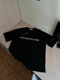 T-Shirt Stone Island unisex nera nuova