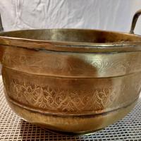 vaso metallo anni 80