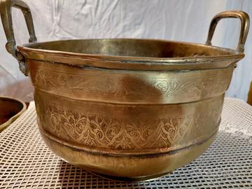 vaso metallo anni 80