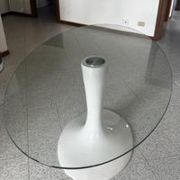 Tavolo fisso ovale Avalon Glass