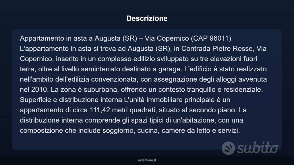 Appartamento – Augusta, Brucoli - Vista 3