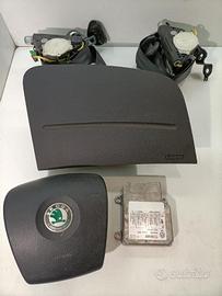 KIT AIRBAG COMPLETO SKODA Fabia Berlina 2Â° Serie