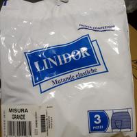 7 x Linidor mutande elastiche tg.grande conf.3pz