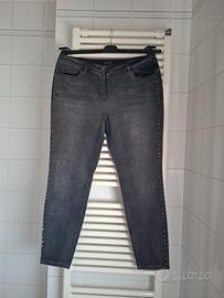 jeans neri donna Fiorella Rubino 