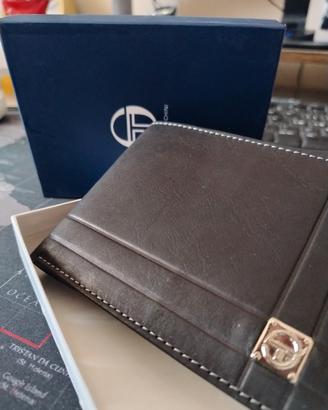 Portafoglio uomo S. Tacchini nero e nuovo