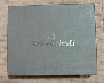 Portafoglio Nazareno Gabrielli - Blu 100% pelle