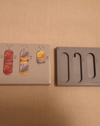 Euromoney card - Blister porta monete euro