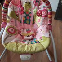 Sdraietta bright starts a dondolo rosa