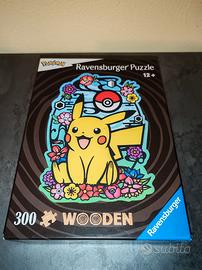 Puzzle Pokémon Pikachu in Legno – 300 Pezzi – Wood