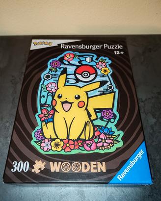 Puzzle Pokémon Pikachu in Legno – 300 Pezzi – Wood