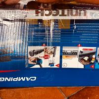 Kit tenda campeggio 2 camere/veranda+ fornello gas