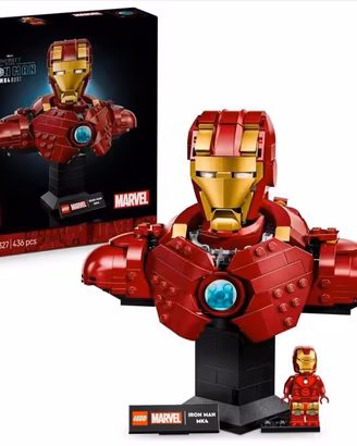 LEGO | Marvel Busto di Iron Man MK4 - Set di Costr