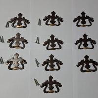 Maniglie in bronzo stile Chippendale per mobili