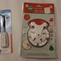 Accessori da cucina:termometro, stampi,sac a poche