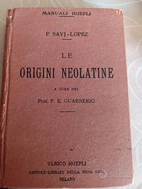 Le origini neolatie