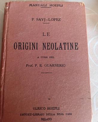 Le origini neolatie