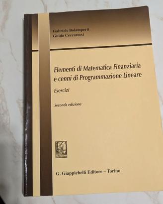 Elementi di matematica finanziaria seconda ed