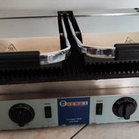 Piastra Scalda panini grill doppio professionale