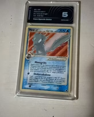 Pokemon Mew Gold Star PSA 5 Delta Species EX