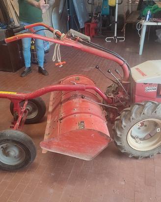 motocoltivatore con fresa