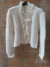 Cardigan vintage fatto a mano mis. M