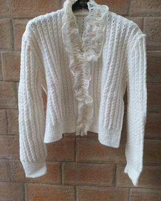 Cardigan vintage fatto a mano mis. M