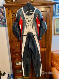 Tuta da Moto Dainese in Pelle tg 42