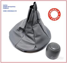 Pomello e cuffia fiat panda 169 dal 2003 grigio