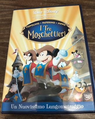 DVD i tre moschettieri topolino 