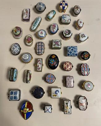 Raccolta Portapillole in ceramica e metallo