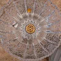 Alzatina in cristallo e pietra pregiata