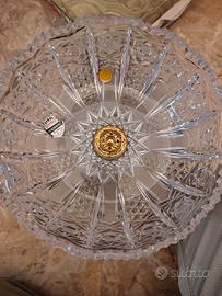 Alzatina in cristallo e pietra pregiata