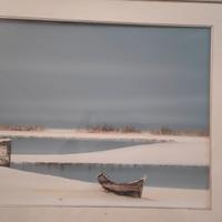 2 dipinti di Marco Lucioni con cornice e vetro