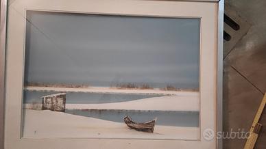 2 dipinti di Marco Lucioni con cornice e vetro