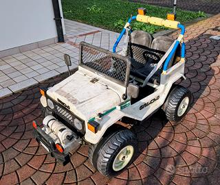 Jeep elettrica Gaucho Peg Perego 1° serie con luci