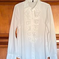 Camicetta bianca Benetton   -   COME NUOVA