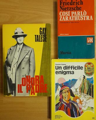 Libri letteratura straniera anni 70