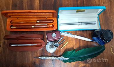 Cinque Penne. 3 a sfera + 1 stilografica + 1 da in