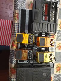 pedaliera + pedali  effetti chitarra 