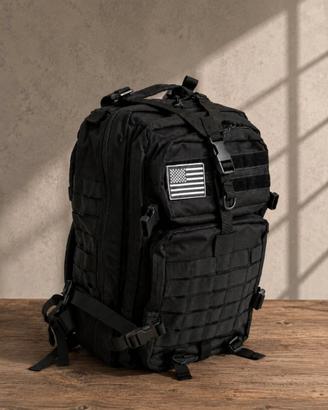 Zaino 50L Viaggio vacanza Tattico Militare Nero