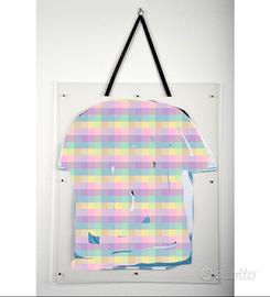 Cornice trasparente fronte/retro per maglie calcio