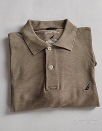 Polo Nautica uomo colore grigio verde army tg. L