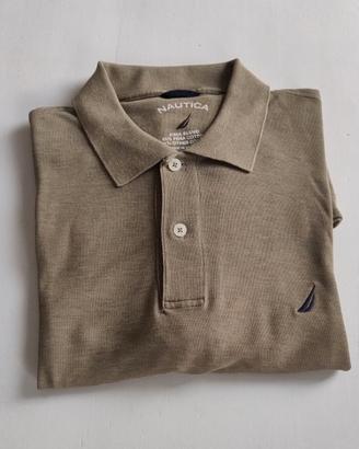 Polo Nautica uomo colore grigio verde army tg. L