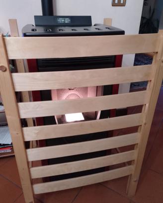 Protezione per stufa a pellet