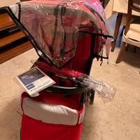 Passeggino rosso Inglesina Espresso  + accessori