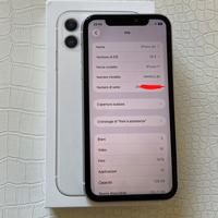 iPhone 11 Bianco 128gb