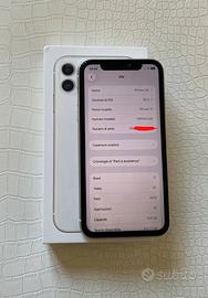 iPhone 11 Bianco 128gb