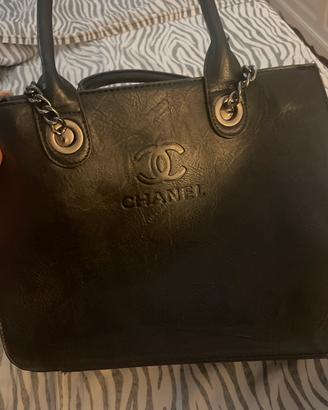 Borsa con manici in catena