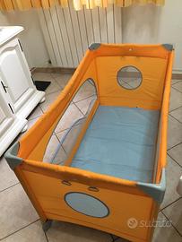 Lettino da viaggio per neonati con materasso